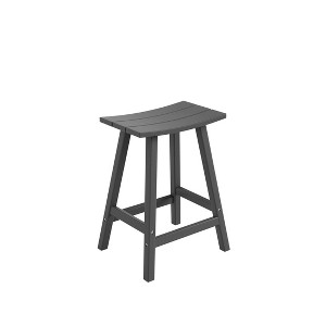 WestinTrends Outdoor Patio Adirondack Counter Height Stool Chair - 1 of 4