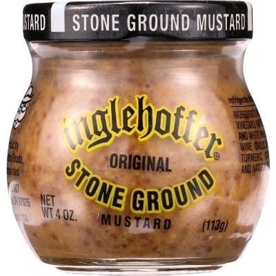 Inglehoffer Stone Ground Mustard - 12 pack, 4 oz