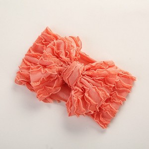 MyKids-Usa Baby Solid Color Elastic Handmade Big Bow Headband - 1 of 4