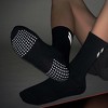 Anna-Kaci Women’s Performance Crew Socks with Non-Slip Grip Soles and Reflective Stripe Accents for Athletic Training - 2 of 3