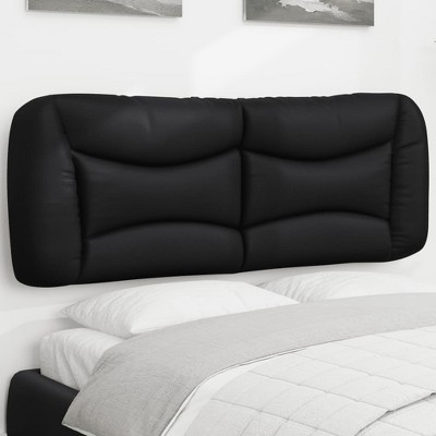 vidaXL Headboard Cushion Black 53.9" Faux Leather