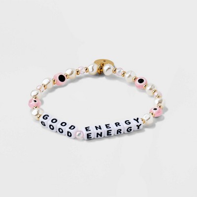 Little Words Project Good Energy Beaded Bracelet - S/M