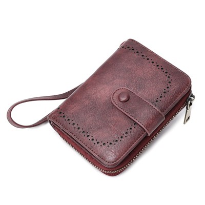 BEAFUP Women's Wallet ,RFID Blocking Soft Leather Bifold Wallet- Compact Card Holder with ID Window, Durable Everyday Use & Travel for Ladies