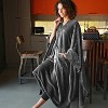 Cozy Fleece Wrap Shawl With Large Front Pockets, Woman Wearable Blanket, Travel Wrap Blanket Cape, Warm Soft Fuzzy Snuggly, Gift for Her - Catalonia - 2 of 4