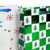 2pk Checkered Snowflakes Gift Bags - Bullseye's Playground™ - 3 of 3