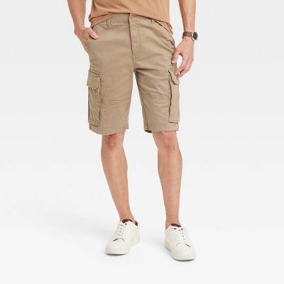 Mens khaki cargo shorts hotsell