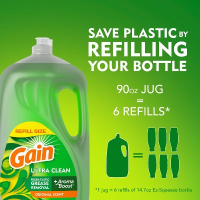 Gain Original Ultra Liquid Dish Soap - Thumbnail 4