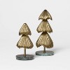 Metal Christmas Tree with Marble Base Gold - Threshold™ designed with Studio McGee - 4 of 4