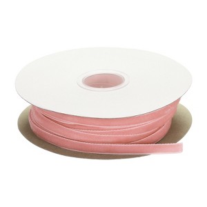 Unique Bargains Soft Single Face Spool Silky Velvet Ribbon for Bouquets DIY Gift Craft - 1 of 3