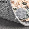 TROPOW Area Rug Non-Slip Vintage Low Pile Rugs Washable Rug Indoor Floor Cover Print Distressed Carpet Non-Shedding Oriental Area Rug for Bedroom - 3 of 4