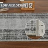 Modern Area Rugs Living Room Distressed Bordered Carpet Non-Slip Low Pile Accent Rug for Bedroom Kitchen - 4 of 4