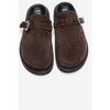 Vesta - Brown Buckle-Detail Genuine Leather Closed-Toe Mule (Women) | Forever & Always Shoes - 3 of 4