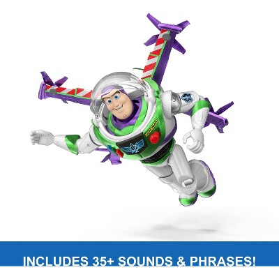 Детские фигурки Toy Story 5 Disney and Pixar Toy Story 12” Scale Flight Mode Hi-Tech Edition Buzz Lightyear 35+ Sounds Action Figures — фото 5