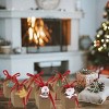 24 Pcs Christmas Treat Boxes with Cards and Ribbon, Kraft Paper Gift Box for Candy Cookies, Party Favors for Xmas Birthday Wedding - 3 of 4