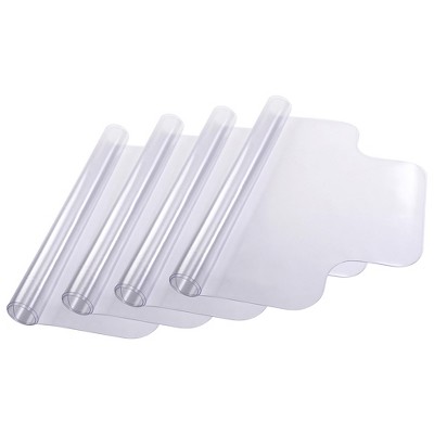 Yescom Floor Mat Protector Home Office Rolling Chair PVC for Hard Wood 48"x36" 4 Pack