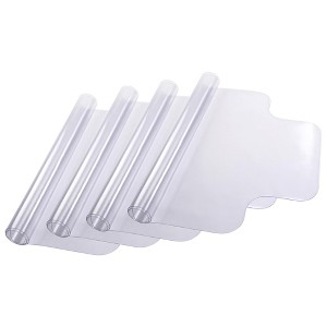 Yescom Floor Mat Protector Home Office Rolling Chair PVC for Hard Wood 48"x36" 4 Pack - 1 of 4