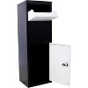 Modern packaging delivery box, weatherproof large capacity, lockable design, floor standing, outdoor business vertical mailbox - 2 of 4