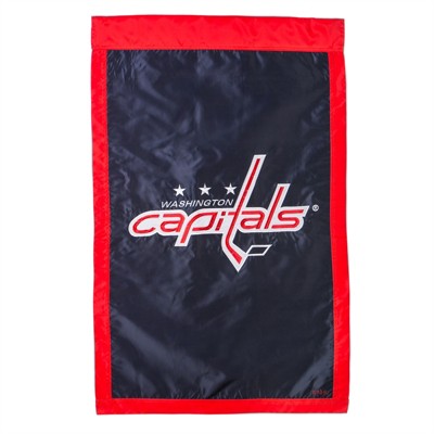 Evergreen Washington Capitals Applique House Flag