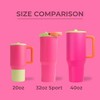 HydroJug Sport - Stainless Steel Tumbler with Straw, Vacuum Insulated, Leakproof Water Bottle, Ergonomic Design, Dishwasher Safe - 4 of 4