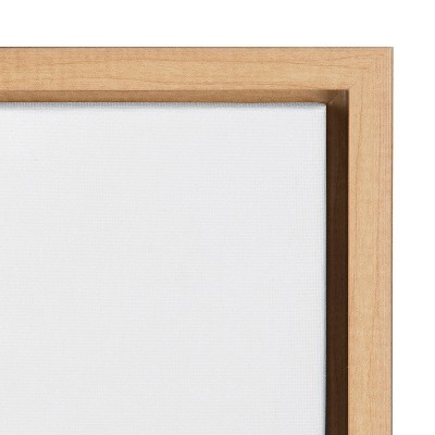 Sylvie East Beach Coastal Landscape Canvas with Polystyrene Frame
