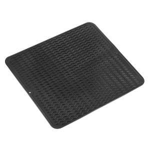 Unique Bargains Silicone Heat Resistant Non-Slip Waterproof Dish Drying Mat 1 Pc - 1 of 3