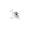 Black Bow Jewelry Sterling Silver Graduation Cap Bead Charm - 2 of 3