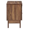 Modway Render Two-Drawer Nightstand – Mid-Century Modern Design with Wood Grain - 3 of 4