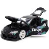2020 Toyota GR Supra "HKS" Matt Black with Graphics "JDM Tuners" 1/24 Diecast Model Car by Jada - 2 of 4