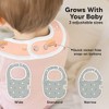 KeaBabies 8pk Organic Baby Bibs for Boy, Baby Drool Bib for Baby Boys and Girls, Newborn Teething Bibs - 4 of 4