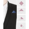 INSPIRE CHIC Men's Polka Dots Business Tuxedo Wedding Pocket Squares Handkerchief - 3 of 4