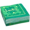 Sparkle and Bash 50 Pack St Patricks Green Four Leaf Clover-Themed Lucky Disposable Cocktail Paper Napkins - image 4 of 4