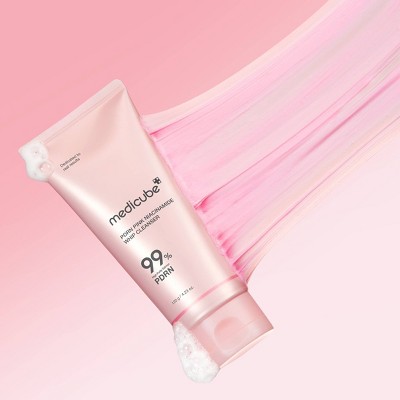 medicube PDRN Pink Niacinamide Whip Cleanser Korean Skincare - 4.23oz