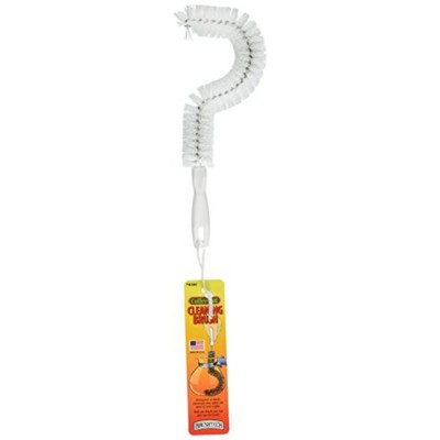 Brushtech Coffee Pot Cleaning Brush, Curved Design for Deep Clean Coffee Pot Care with Soft Bristles, Comfortable Handle, No-Soap Scrubbing Action