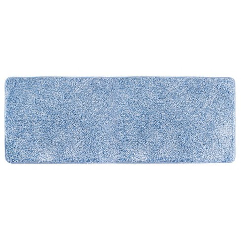 Mdesign Soft Microfiber X Long Accent Rug Mat Runner 60 X 21 Heather Blue Target