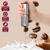 Brentwood Battery-Operated Electric Milk Frother and Drink Mixer with Stainless Steel Whisk in Silver - 2 of 4