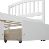 NicBex Twin Size Wooden Platform Bed, Modern Bed Frame with Headboard and Slat Support for Bedroom, Easy Assembly - 2 of 4