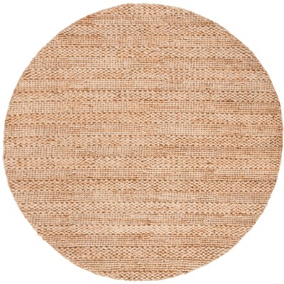 Natural Fiber Nf212 Hand Woven Area Rug - Natural - 4' Round - Safavieh ...