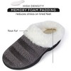 Roxoni Women’s Cozy Memory Foam Slippers, Warm Faux Fur, Indoor Outdoor Rubber Sole - 2 of 4