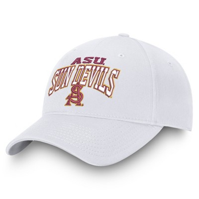 NCAA Arizona State Sun Devils Men's Ringleader White Structured Cotton Twill Hat
