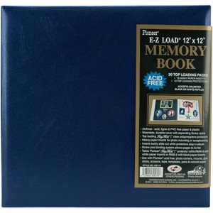 Pioneer Leatherette Post Bound Album 12"X12" - 1 of 2