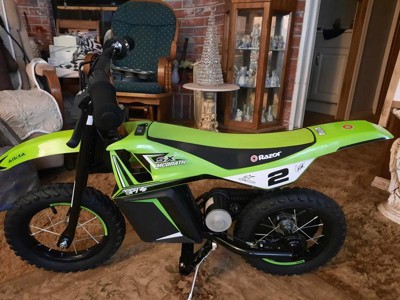 Razor Sx125 12v(100w) Mcgrath Dirt Electric Bike - Green : Target