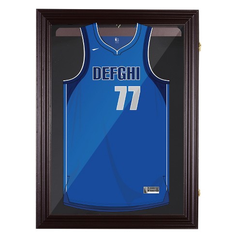 HOMCOM Jersey Frame Display Case Shadow Box - Black