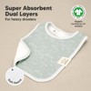 KeaBabies 8-Pack Organic Baby Bibs for Boy, Girl, Drool Bibs, Baby Bib for Girls, Boys,  Newborn Teething Bibs - 3 of 4