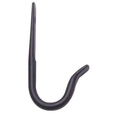 Panacea Black Wrought Iron 3 in. H J-Hook w/Screw Plant Hook 1 pk