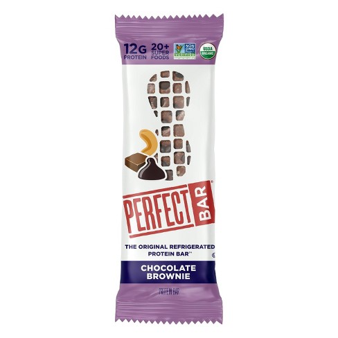 Perfect Bar Chocolate Brownie Refrigerated Protein Bars - 2.18oz : Target
