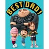 Girl's Despicable Me Best Dad Gru T-Shirt - 2 of 4