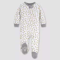 Burt's Bees Baby® Be Honey Bee Striped Organic Cotton Sleep 'N Play Footed Pajama - Yellow/White/Black 6-9M