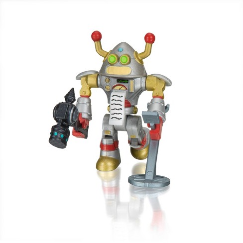 Roblox Action Collection Brainbot 3000 Figure Pack Includes Exclusive Virtual Item Target - item bot roblox