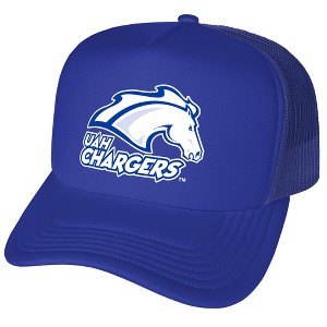 University Of Alabama Huntsville Primary Logo Foam Trucker Cap Royal Os - 1 of 4