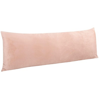 Zippered Velvet Body Pillowcase, Super Soft and Cozy Luxury Fuzzy Flannel Body Pillow Cover - NTBAY